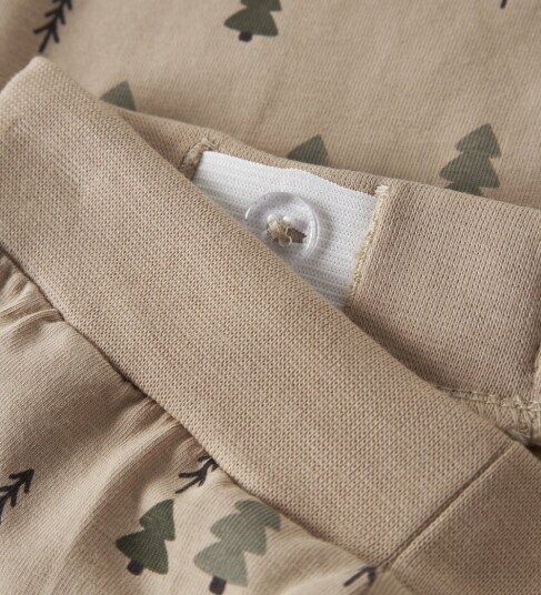 Name It Bukser NbmVroels Sesamtrær Name It 1 år (80) Bukser bomull Armygrønn Beige