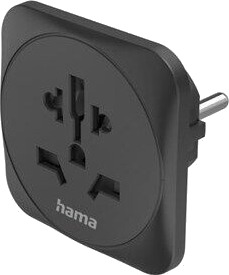 Hama Universell Strømadapter Type E/F Svart Hama Universell Strømadapter Type E/F Svart