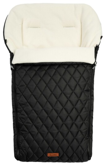 Sensillo Quilted Sovepose til Barnevogn 95x40 cm Sort Sensillo Quilted Sovepose til Barnevogn 95x40 cm Sort