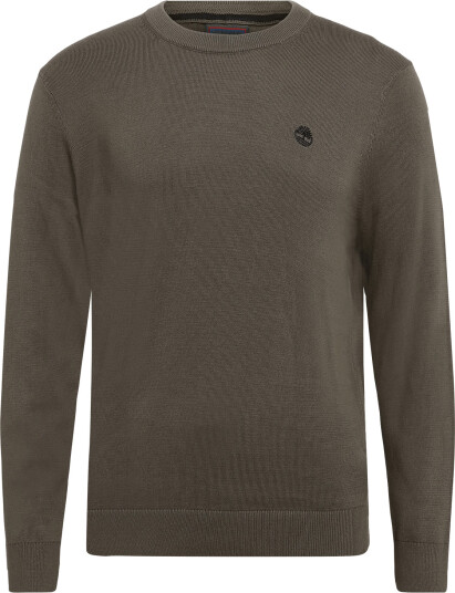 Timberland Cotton Crew Neck Sweater   Khaki green   L