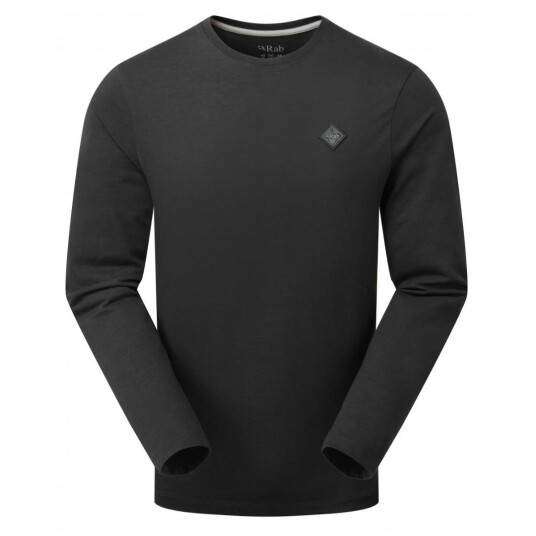 Rab Basecamp Logo Badge Ls Tee Beluga Large