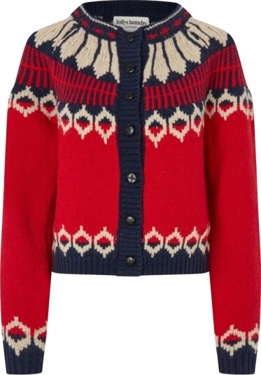 Lollys Laundry Clarell Knit Cardigan RED XL