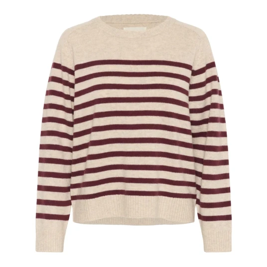 Part Two Dame Strikkevarer Beige L,