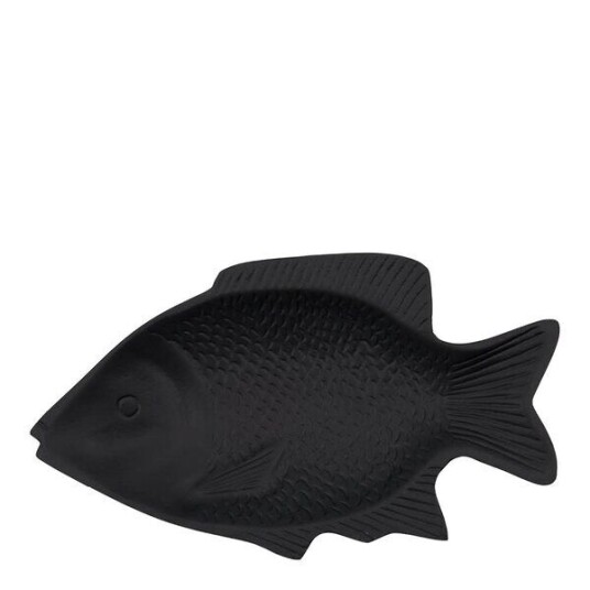 House Doctor Veggkunst Fish 30x16,5 cm svart House Doctor Veggkunst Fish 30x16,5 cm svart