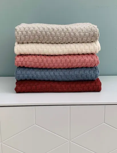 Rätt Start Tax Eco Pledd Blue Grey Pink One Size