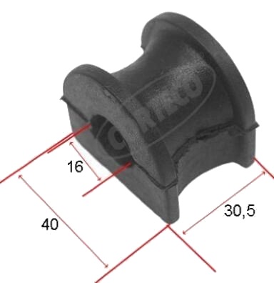 Stabilisator foring CORTECO 21652984 Stabilisator foring CORTECO 21652984