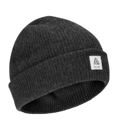 Aclima ReBorn Felted Beanie Dark Grey Melange Onesize