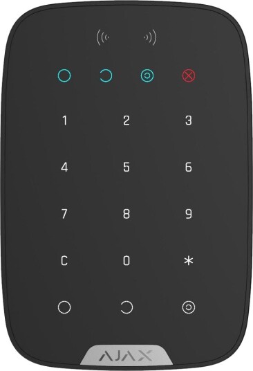 Ajax KeyPad Plus Trådløst tastatur sort Ajax KeyPad Plus Trådløst tastatur sort