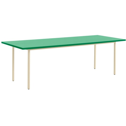 Hay TwoColour Bord 240x90 cm Ivory / Green Mint
