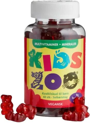 Kids Zoo Multivitamin + Minerals 60 stk Vitaminpiller Kids Zoo Multivitamin + Minerals 60 stk Vitaminpiller