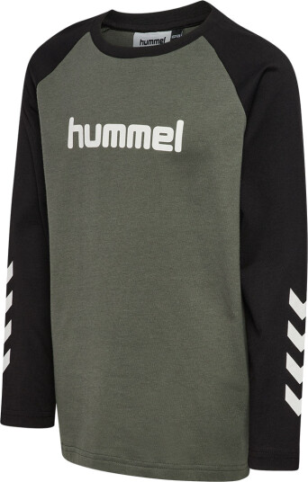 Hummel T skjorte HmlJR Logo Castor Grå Hummel 7 8 år (122 128) T skjorte Armygrønn Hvit Svart Hummel T skjorte HmlJR Logo Castor Grå Hummel 7 8 år (122 128) T skjorte Armygrønn Hvit Svart