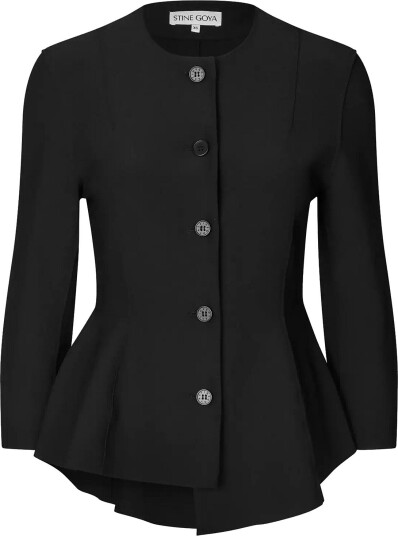 STINE GOYA 2525 Double Layer Crepe Flared But Black S