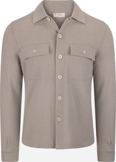 Fly3 Overshirt cashmere L grå herre