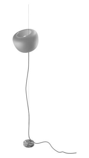 Bright Helio Gulvlampe/Pendel Røyk/Grå ledning Bright Helio Gulvlampe/Pendel Røyk/Grå ledning