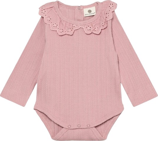 En Fant Body Ls Pointelle Pink 68 En Fant Body Ls Pointelle Pink 68