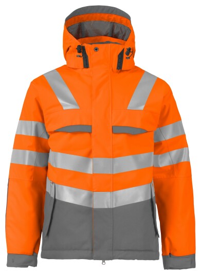 ProJob 6422 Vinterjakke En Iso 20471 Kl 3 Orange/Grey XS