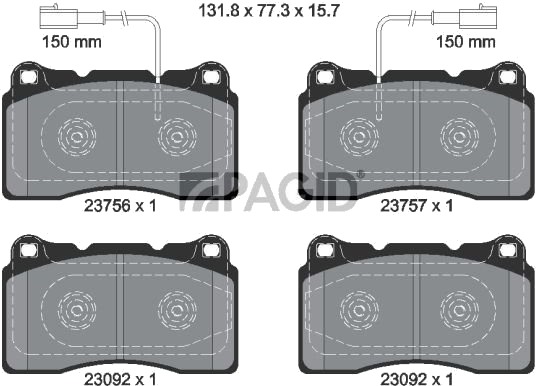 PAGID T2038N Bremseklosser