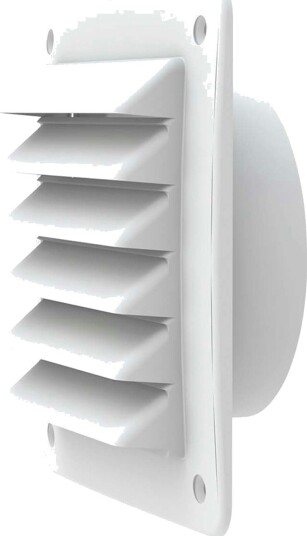 Ventilrist Fresh Plast med Stuss Hvit