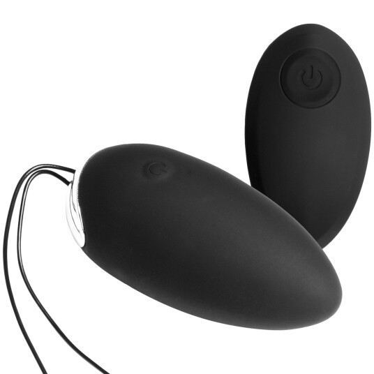 Sinful Deluxe Oppladbart Fjernstyrt Vibratoregg - Svart Sinful Deluxe Oppladbart Fjernstyrt Vibratoregg - Svart