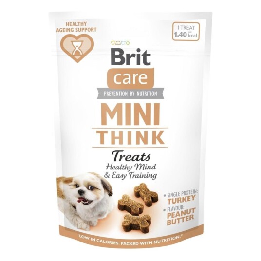Brit Care Dog Mini Treats Think 50 G
