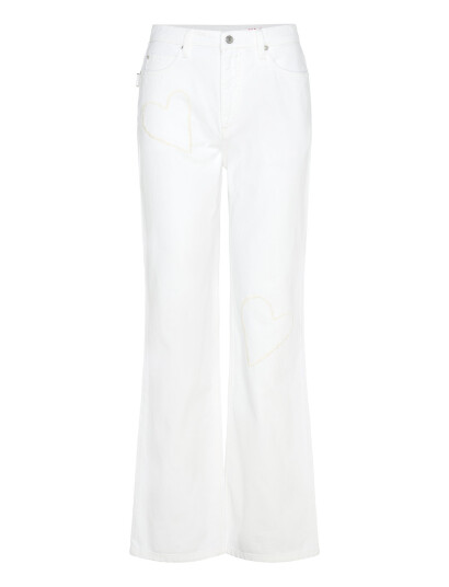 Zadig & Voltaire Elio Denim Eco Brod - White - 28