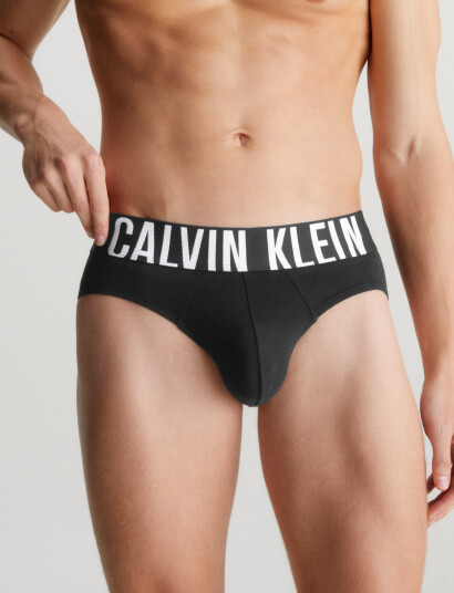 Calvin Klein Hip Brief 3Pk - Black - M Calvin Klein Hip Brief 3Pk - Black - M