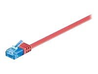 MicroConnect - Nettverkskabel - RJ-45 (hann) til RJ-45 (hann) - 1 m - UTP - CAT 6a - flertrådet, flat - rød MicroConnect - Nettverkskabel - RJ-45 (hann) til RJ-45 (hann) - 1 m - UTP - CAT 6a - flertrådet, flat - rød