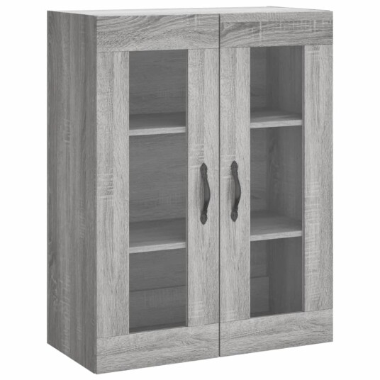 vidaXL Highboard grå sonoma 69,5x34x180 cm konstruert tre 8720845480530