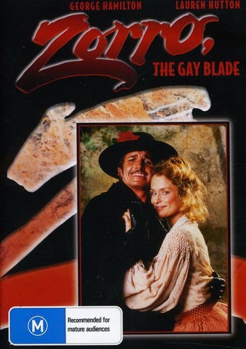 Zorro The Gay Blade 1981 DVD Zorro The Gay Blade 1981 DVD