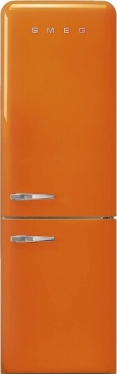 Smeg 50"s Style Kombiskap med Retro Design Oransje FAB32ROR6 Smeg 50"s Style Kombiskap med Retro Design Oransje FAB32ROR6