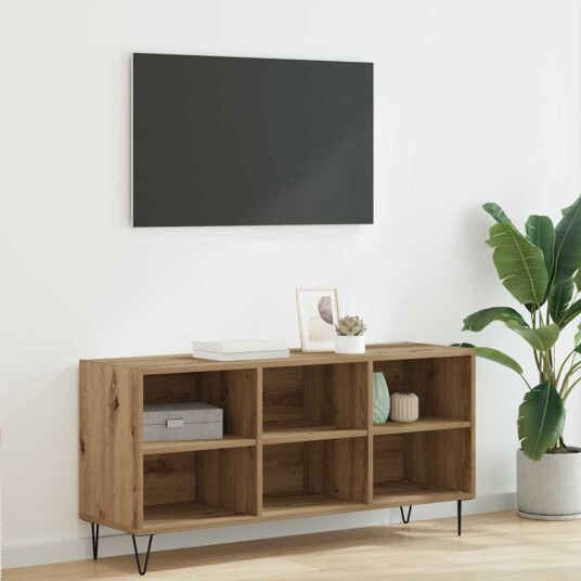 TV skap Artisan Eik 103,5 x 30 x 50 cm Konstruert tre