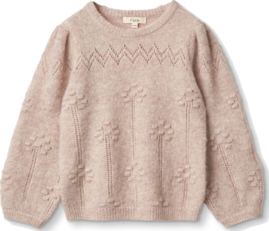 Fliink Ull Star Alpaca Blouse Knit Peach Whip (116 / 6 år)