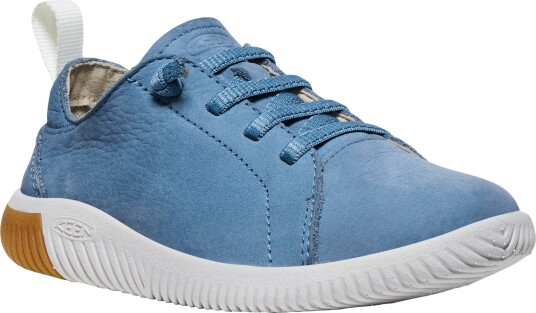Keen Kid's KNX Leather Sneaker Coronet blue vapor 30