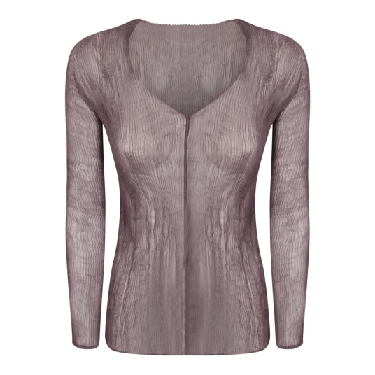 Issey Miyake Dame Bluser & Skjorter Brun M, Issey Miyake Dame Bluser & Skjorter Brun M,