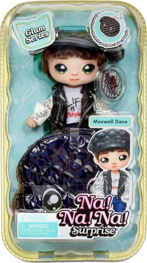 Na! Na! Na! Surprise Glam Serie Dukke med Metallisk Veske 4+ år Maxwell Dane