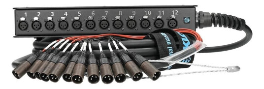 Klotz Slw120xe10 Straightlink 12 Channels 12/0 Xlr Single Ground 10m