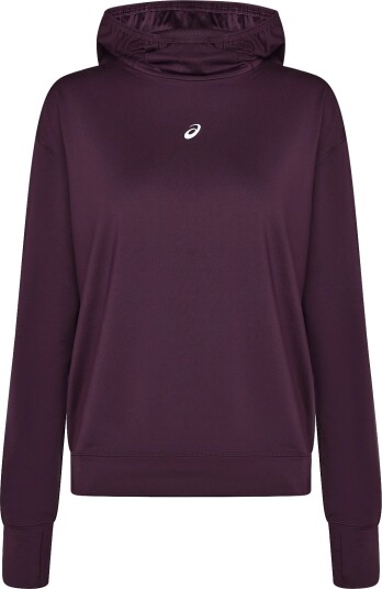 Asics Nagino Run Winter Hoodie - DARK AUBERGINE - XS