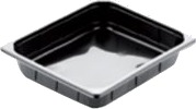 Duni Duniform Matlagringsbeholder 4000 Ml Avhendbar Lukkbar Svart En Pakke 100
