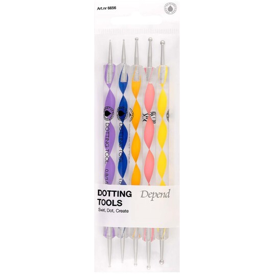 Depend Gel iQ Effects Dotting Tools 5-pack Depend Gel iQ Effects Dotting Tools 5-pack