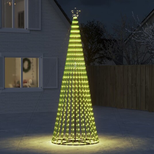 vidaXL Juletre lyskjegle 688 LED varmhvit 300 cm vidaXL Juletre lyskjegle 688 LED varmhvit 300 cm