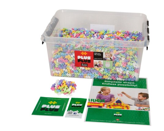 Plus-Plus Education Pastell 6000 stk Plus-Plus Education Pastell 6000 stk