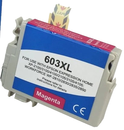 TB Blekkpatron 603XL Magenta Høykapasitet (4ml), erstatter Epson C13T03A34010