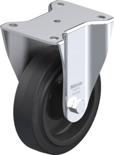 Blickle 851423 Bh-Poev 160Xr Fast Hjul, Hjuldiameter 160 Mm, Bæreevne (Maks.) 400 Kg, 1 Stk.