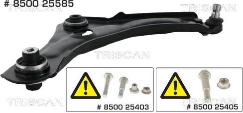 TRISCAN 8500 25585 Bærearm TRISCAN 8500 25585 Bærearm