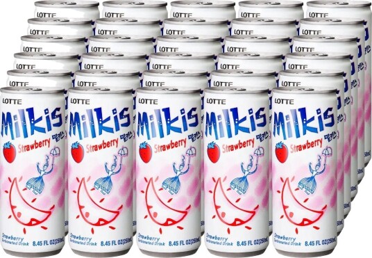 30 stk Milkis Strawberry and Milk Flavour - Brus med Jordbær- og Melkesmak - Helt Brett 30x250 ml (Korea) 30 stk Milkis Strawberry and Milk Flavour - Brus med Jordbær- og Melkesmak - Helt Brett 30x250 ml (Korea)