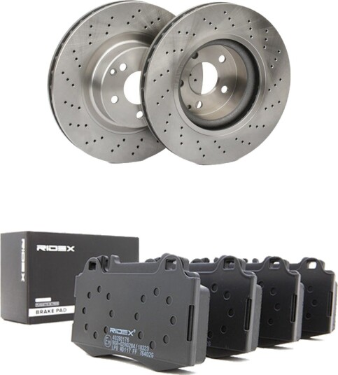 Bremseskiver og -klosser RIDEX 3405B2752