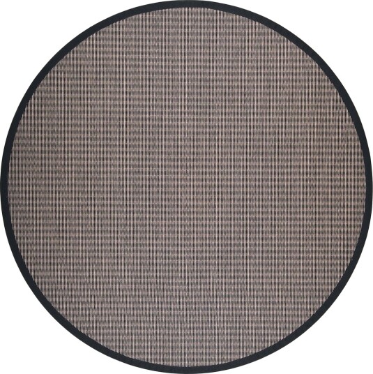 Kelo Matte Rund 200 cm Brun/Svart - Vm Carpet