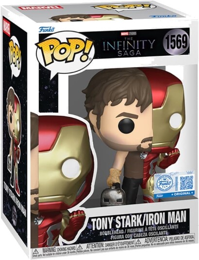Funko POP Iron Man actionfigur Split Iron Man Tony Stark