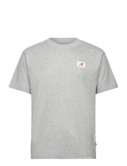 New Balance Woven Label T-Shirt - Grey - XL