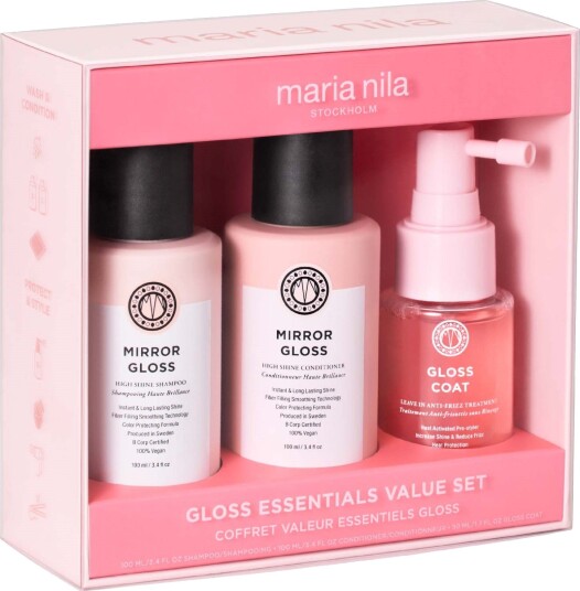 Maria Nila Mirror Gloss Essentials Value Set 3pcs Maria Nila Mirror Gloss Essentials Value Set 3pcs